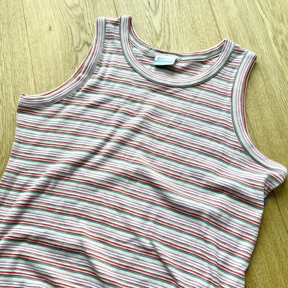 NWT Columbia Longer Days Tank - Cotton Blend - Comfort Stretch - XL
